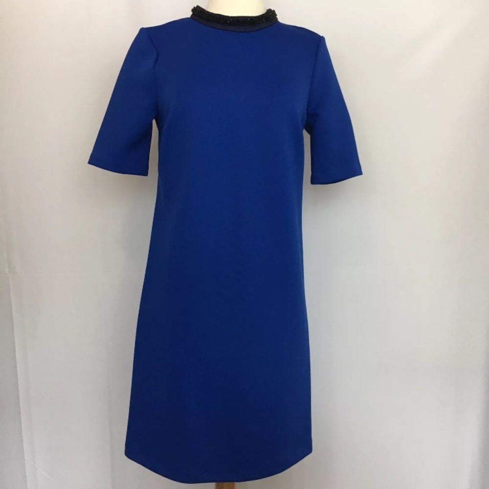 Marc New York Andrew blue Beaded dress size 6 #B20